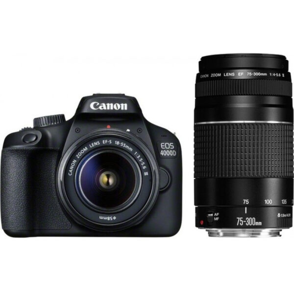 CANON EOS 4000D Digital SLR Camera with EF-S 18-55mm f/3.5-5.6 III Lens - Image 3