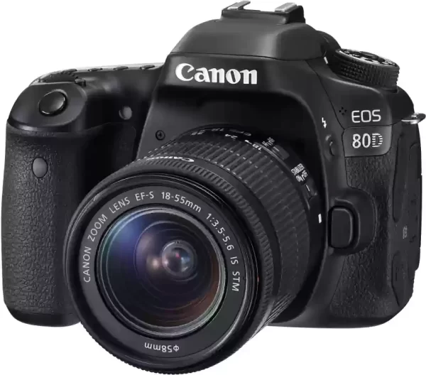 CANON EOS 80D Digital Camera + 18-55mm IS STM + 55-250 IS STM White Box