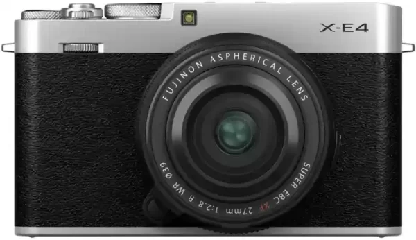 FUJIFILM X-E4 ZILVER + XC 15-45MM ZWART